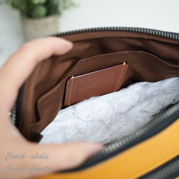 Coach CAX46 Graham Crossbody Bag In Colorblock Signature Canvas & Leather - Picture 11 of 11